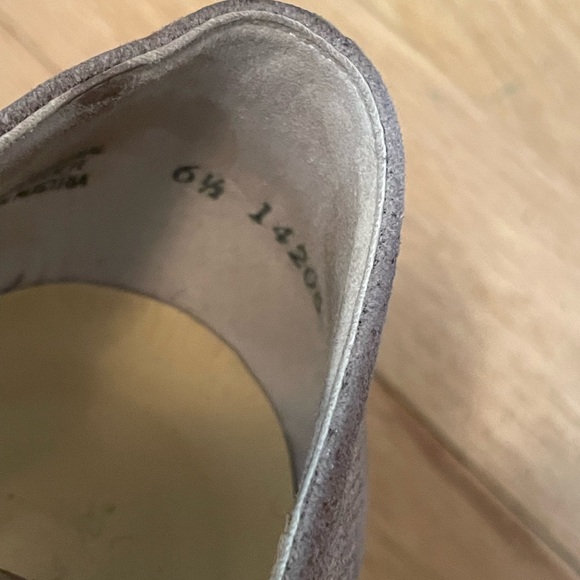 Paul Green Perry Flat Gold Silver Metallic Perforated Leather Size 9 women. - Picture 8 of 11